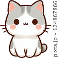 cute cat 124867866