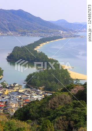 天橋立(日本三景・宮津市・縦構図) 天橋立(日本三景・宮津市・縦構図) 124867873