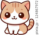 cute cat 124867972
