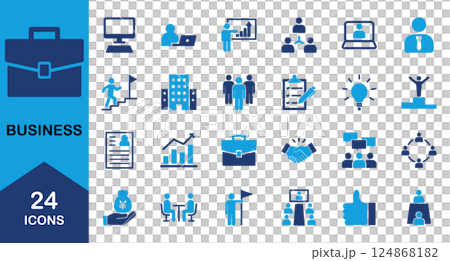 業務圖示集 124868182
