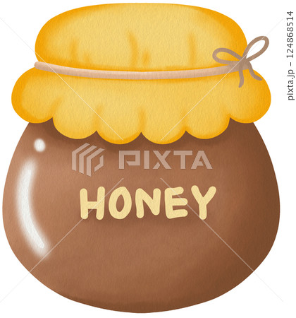 Honey and Flowers Clipart PNG Cute Honey Jar and Floral Elements for Sublimation and Crafts Hand Drawn Honey Bee Theme Clipart Set 124868514