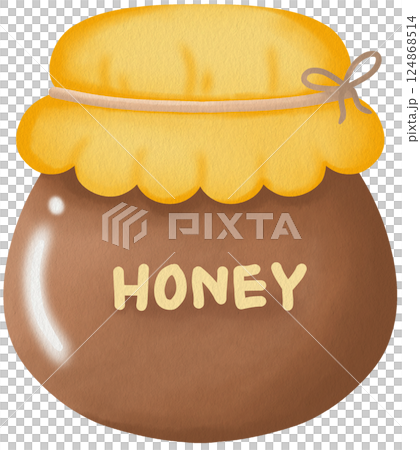 Honey and Flowers Clipart PNG Cute Honey Jar and Floral Elements for Sublimation and Crafts Hand Drawn Honey Bee Theme Clipart Set 124868514