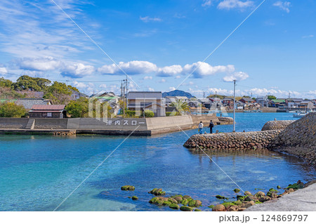 【徳島】出羽島の景色 124869797