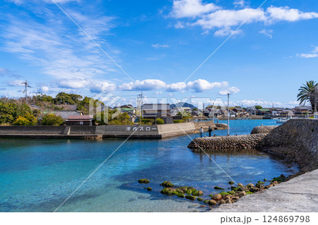 【徳島】出羽島の景色 124869798