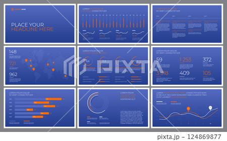 presentation templates elements 124869877