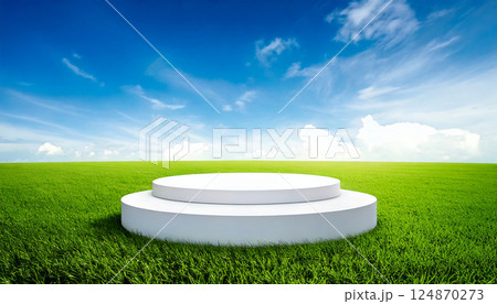 風景 台 生成AI 背景 風景 台 生成AI 背景 124870273