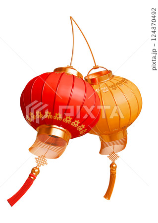 Chinese Traditional Paper Lantern Chinese Traditional Paper Lantern 124870492