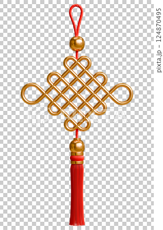 Chinese Lucky Charm Pendant 124870495