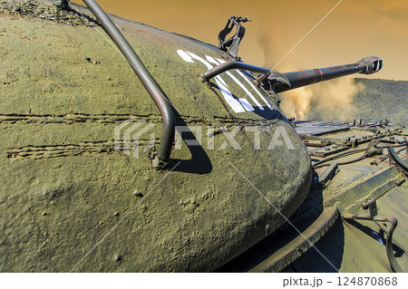 Tower military tank Tower military tank 124870868