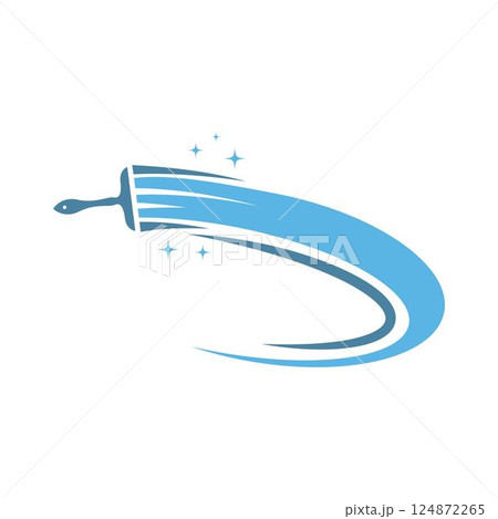 Cleaning service logo design Cleaning service logo design 124872265