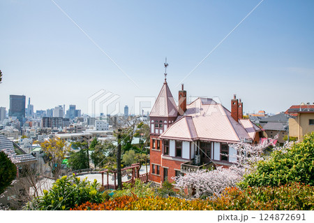 神戸北野 異人館街の風景 神戸北野 異人館街の風景 124872691