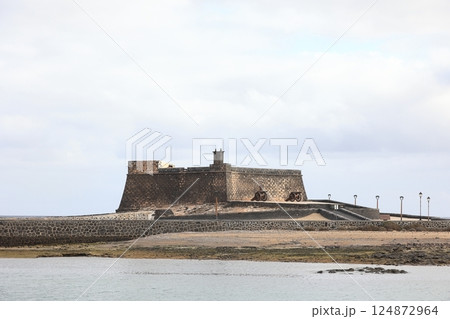Castillo de San Gabriel. Castillo de San Gabriel is a 16th century fort in the Spanish port city of Arrecife. The fort is on the Canary Island of Lanzarote. Castillo de San Gabriel. Castillo de San Gabriel is a 16th century fort in the Spanish port city of Arrecife. The fort is on the Canary Island of Lanzarote. 124872964