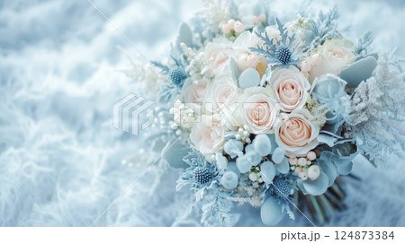 白色の花の背景素材(Generative AI) 白色の花の背景素材(Generative AI) 124873384