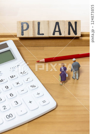 文字ブロック PLAN 人生プラン 文字ブロック PLAN 人生プラン 124873855