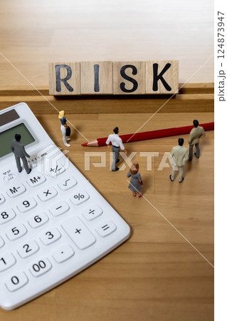 文字ブロック RISK リスク 文字ブロック RISK リスク 124873947