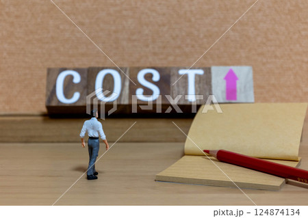 文字ブロック　コスト高 124874134