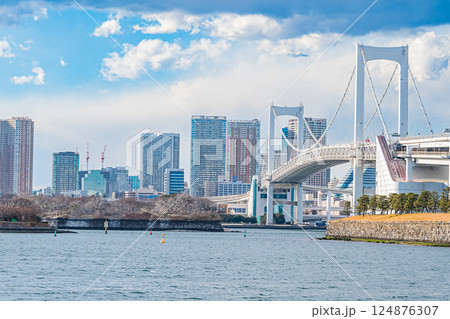 東京 快晴のお台場 東京 快晴のお台場 124876307