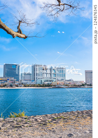 東京　快晴のお台場 124876345