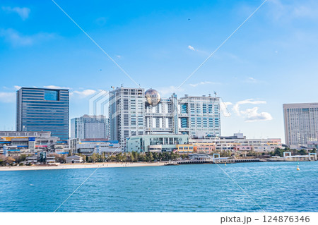 東京　快晴のお台場 124876346