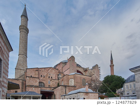 Istanbul, Turkey- March 29 2025:Hagia Sophia (Turkish Ayasofya)Hagia Sophia Grand Mosque is a mosque, museum and former church serving as a major cultural and historical site in Fatih Istanbul, Turkey Istanbul, Turkey- March 29 2025:Hagia Sophia (Turkish Ayasofya)Hagia Sophia Grand Mosque is a mosque, museum and former church serving as a major cultural and historical site in Fatih Istanbul, Turkey 124877829