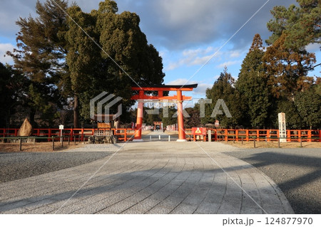 京都の世界遺産、上賀茂神社 京都の世界遺産、上賀茂神社 124877970