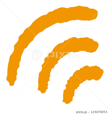 音が鳴るイメージのマーク（アラームなど） 124878053