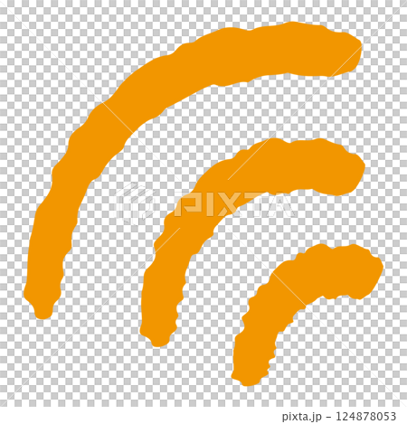 音が鳴るイメージのマーク（アラームなど） 124878053