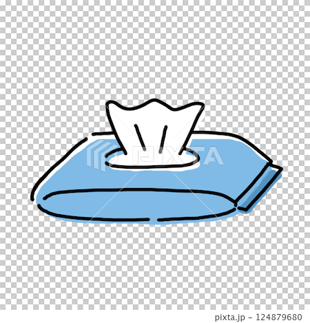 Wet wipes, clean, disinfectant 124879680