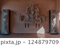 San Diego, California, USA- November 4 2004: Panama-California Sculpture Court in Casa del Prado courtyard in Balboa park A hidden courtyard houses early 20th-century plaster masterpieces. 124879709