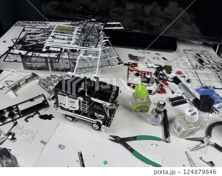 大型プラモデルを作ろう　オートバイ 124879846