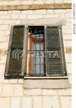 window as an architectural detail in the construction of buildings and structures in Israel. window as an architectural detail in the construction of buildings and structures in Israel. 124883120