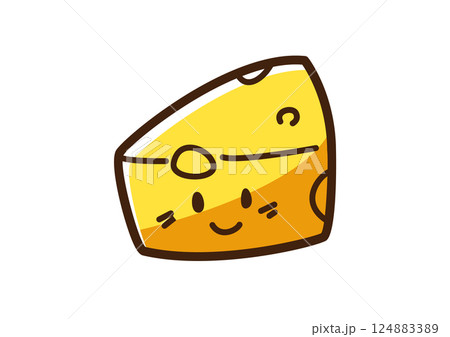 チーズ ゆるかわキャラ チーズ ゆるかわキャラ 124883389