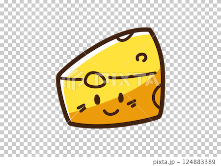 Cheese cute character 124883389
