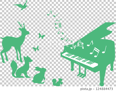 forest piano 124884473