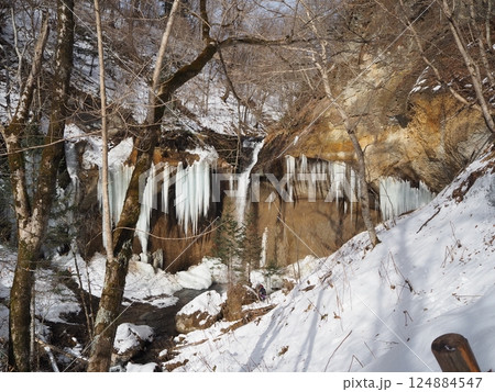 七条大滝の氷瀑 七条大滝の氷瀑 124884547
