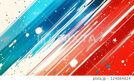 幻想的なカラフルなテクスチャ背景 124884824