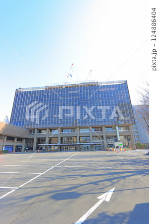 岡山県岡山市、岡山市役所の風景 岡山県岡山市、岡山市役所の風景 124886404