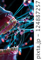 Dental nanorobots performing delicate microsurgery on gum tissue, removing diseased cells 124887257