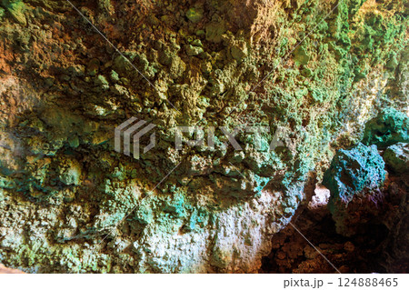 View of Kuza cave in Zanzibar, Tanzania 124888465