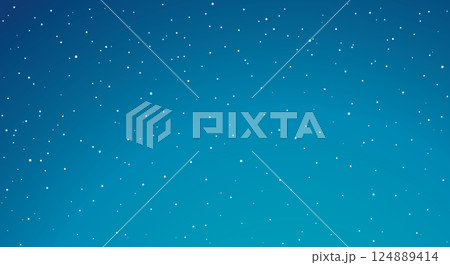Stars in the night sky. Vector drawing 124889414