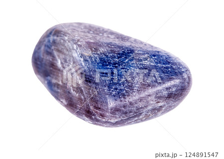 sapphire mineral stone on white background 124891547