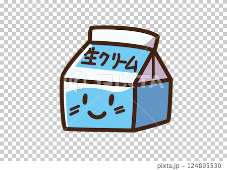 鮮奶油可愛人物 124895530