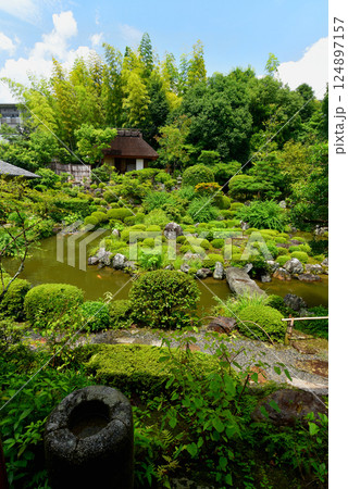 京都 等持院の庭園と茶室 清漣亭 京都 等持院の庭園と茶室 清漣亭 124897157