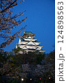 ライトアップされた天守閣 124898563