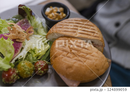 サンドイッチ　ランチ　ワンプレート 124899059