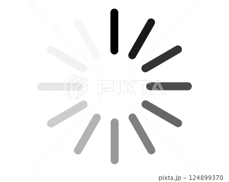 ローディングのアイコン(ロード中) ローディングのアイコン(ロード中) 124899370