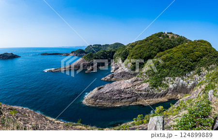 馬の背_日豊海岸国定公園の南端に位置するリアス式海岸 馬の背_日豊海岸国定公園の南端に位置するリアス式海岸 124899889