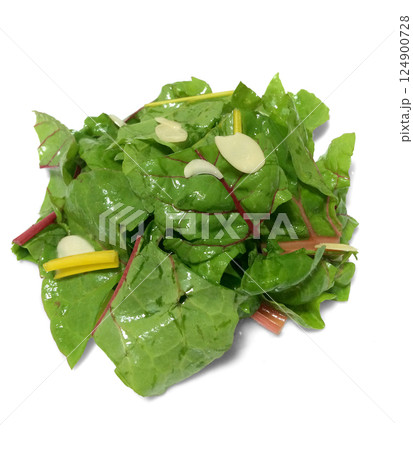 奈良県産スイスチャードのサラダ1 124900728