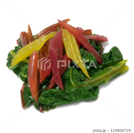 奈良県産スイスチャードのサラダ2 奈良県産スイスチャードのサラダ2 124900729