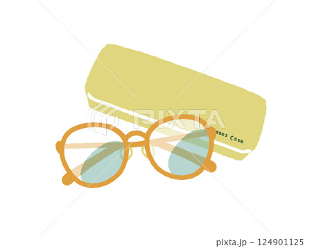 眼鏡と眼鏡ケース-4色 124901125